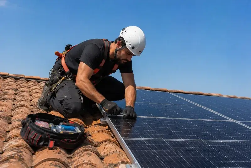 Maintenance et monitoring de panneaux solaires à Cervens